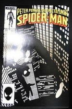 SPECTACULAR SPIDER-MAN 101 MARVEL COMIC JOHN BYRNE BURKETT ALACANTARA 1985 FN/VF picture