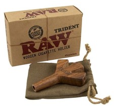 Raw Accessories - Raw Wood Cigarette Holder Trident picture