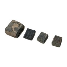 Ancient Levantine Bronze Weight Set 4 Units 11.18g Shekel Standard Hatch Marks picture