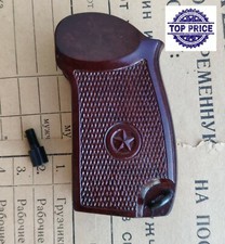 MAKAROV BAKELITE PISTOL GRIP handle with SCREW. 9X18 ORIGINAL USSR + gift picture