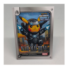 Marvel Pokémon Pikachu Heroes & Villains Pikachu War Machine #93 picture