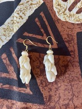 100% Hawaiian Alilea Shell Earrings 1.5”Long picture