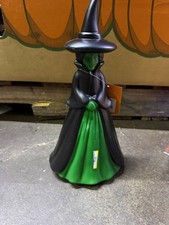 Halloween Blow Mold Lite Up Witch Battery Operated 10