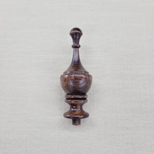 Delicate Wood Clock Finial 4