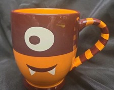 Vintage Starbucks 2006  Monster Mug Orange Maroon White 21 fl oz picture