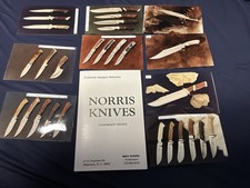 Vintage Mike Norris Knives Albemarle NC 1990s Catalog Price List Photo Paper Lot picture