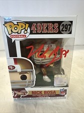Nick Bosa Signed Funko Pop SF 49ers #297 in Red Pen w/ Beckett Coa w/ case picture