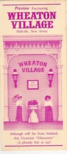 c1970 Wheaton Village Arts & Cultural Center Millville NJ Brochure picture