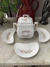 Antique Sprinter& Co.c1851 Austrian Biscuit Jar With Lid And Serving Dishes picture