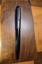 Vintage Eversharp Skyline Fountain Pen 14k gold nib & Cobalt Blue  UNTESTED picture