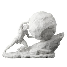 Veronese Design 8 1/8 Inch Sisyphus Pushing The Eternal Boulder Resin Statue ... picture