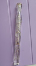 Antique 19th Century Victorian Glass Scent Bottle / 