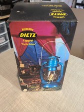 BRAND NEW Dietz No 8 Air Pilot Clear Globe Blue Brass Old Reliable Lantern  picture