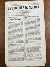 Le Courrier du Soldat 1915 Lucien Pemjean Journal First World War WW1 picture
