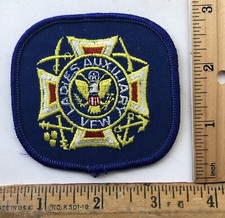 Vintage VFW Ladies Auxiliary Patch Veterans of Foreign Wars picture