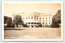c1915 South Lawn White House Lawn Sprinklers Running, Washington DC RPPC Sawyers picture