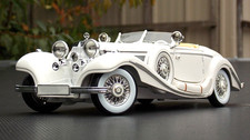 Mercedes-Benz Art Deco Antique Vintage Mid-Century1940Modernism Modern Car White picture