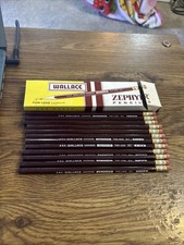 Wallace Pencils LOT OF 12 : Zephyr thin Lead 311 Lockbond Firm NEW OLD STOCK picture