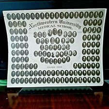 1906 NORTHWESTERN UNIVERSITY Medical School Chicago IL MD Graduating Class Photo picture