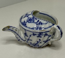 Antique Royal Tettau Invalid or Infant Feeding Cup German Blue Onion 1885-1902 picture