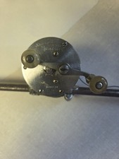 Vintage Shakespeare Wondereel 1920 & Steel Rod Combo - Repurposed Wire Fish Tape picture