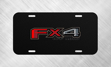 Simulated Carbon Fiber FX4 F150 Ford License Plate Auto Car Tag   picture