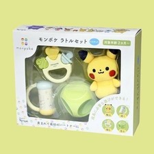 Pokemon Center monpoke Rattle Set Pikachu  Gift Educational toy Japan New picture