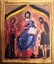 Deesis Deisis Christ Mary John The Baptist Byzantine Greek Eastern Orthodox Icon picture