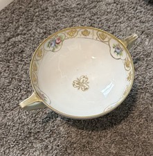 Nippon Vintage Hand Painted Nut Dish picture