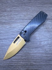 SOG Ultra XR Carbon Fiber Gold TiNi CPM S35VN Folding Pocket Knife Used picture