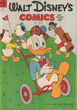 53103: DELL COMICS GOCOLLECT WALT DISNEY'S COMICS AND STORIES #164 F Grade picture