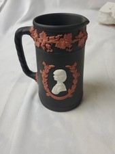 Wedgwood Tri-Colour Jasperware Jug 1981 Royal Wedding Basalt Trojan Limited Ed picture