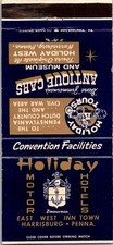 Holiday Motor Hotels Convention Harrisburg Penna Vintage Matchbook Cover 5M28-3 picture