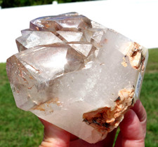 Rutiles & Water ENHYDRO Smoky Amethyst Skeletal Elestial Quartz Crystal Points picture