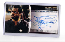 1998 STAR TREK INSURRECTION LEVAR BURTON #A-5 AUTOGRAPH GEORGE LA FORGE picture