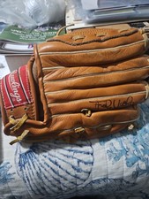 Frank Viola Signed Baseball Glove. Used Rawlings Youth Size Model # RBG36JR picture