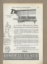 GOODELL-PRATT CO. TOOL ALL STEEL MITRE BOX NO. 1285 MR. PUNCH .1 picture