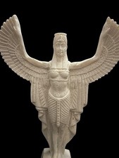 Unique Egyptian Standing Winged ISIS Goddess Statue - Goddess Of Motherhood picture