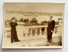 Handsome young men with a camera affectionate guys gay interest Vintage Photo picture