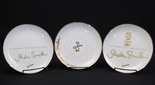 GORDON Chicago Restaurant Anniversaries 3 Plates 1997-98 Hand Signed In Box picture