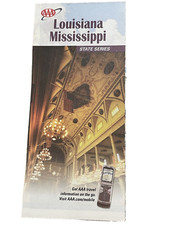 Louisiana Mississippi AAA 2011 Road Map picture