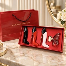 4 Pc Carolina Herrera Good Girl Collection Mini Perfume Gift Set New #B1-3 picture