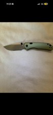 Vosteed Martin, aluminum milled handles, 154CM steel, top liner lock.New open picture