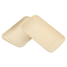 PATIKIL 3 Pack Wheat Plates, 7