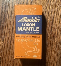 Vintage 1974 NOS Aladdin Loxon Mantle Part No. R-150 Models 12-B-C-14-21C 23 23C picture