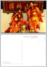 Han Shan & Shi De Statues Postcard - Hanshan Temple Suzhou China - Buddhist Art picture