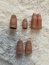 Realistic Skin Tone Magic Thumb Tips 5pc Set Collectible13+ Party Goods H538 picture