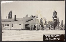Gasper's Cafe Cabins & Motor Service US Hwy 40 Williamsburg Missouri RPPC 1951 picture