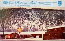 Vintage Postcard The Westener Motel Glenwood Springs Colorado CO 1964       3643 picture