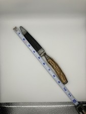 Vintage Louper Solingen Germany Fixed Blade Hunting Knife Stag Handle Sheath picture